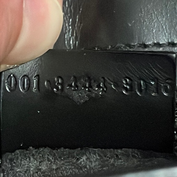 Vintage Gucci Structured Foldover Flap Shoulder Bag Black Leather Evening - Picture 16 of 16